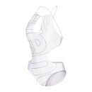 Arena Womens Logo Cutout Swimsuit White