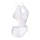Arena Womens Logo Cutout Swimsuit White