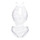Arena Womens Logo Cutout Swimsuit White