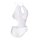 Arena Womens Logo Cutout Swimsuit White