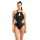 Arena Womens Logo Cutout Swimsuit Black