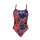 ARENA Earth Texture Badeanzug Rot Blau