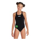 Girls Team Swimsuit Pro Solid Black SV Friedrichshafen