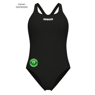 Womens Team Swimsuit Pro Solid Black SV Friedrichshafen