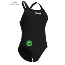 Womens Team Swimsuit Pro Solid Black SV Friedrichshafen