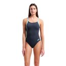 Womens Team Swimsuit Challenge Solid Asphalt - Water