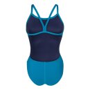 Challenge Solid Blue Cosmo - Artic Lime Arena Womens Schwimmanzug