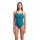 Challenge Solid Blue Cosmo - Artic Lime Arena Womens Schwimmanzug