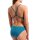 Challenge Solid Blue Cosmo - Artic Lime Arena Womens Schwimmanzug