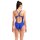 Solid Lightdrop Back Neon Blue Arena Womens Schwimmanzug