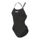 Arena Womens Swimsuite Tie Back Solid Black