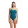 Arena Womens Swimsuite Tie Back Solid Blue Cosmo - Artic Lime