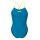 Arena Womens Swimsuite Tie Back Solid Blue Cosmo - Artic Lime