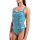 Arena Womens Snakeskin Swimsuit Challenge Back Blue Cosmo - Multi Blue Cosm