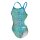 Arena Womens Snakeskin Swimsuit Challenge Back Blue Cosmo - Multi Blue Cosm