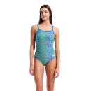 Snakeskin Lightdropback Arena Womens Swimsuit Black -...