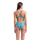 Snakeskin Lightdropback Arena Womens Swimsuit Black -...