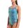 Snakeskin Lightdropback Arena Womens Swimsuit Black - Blue Cosmo Multi Blue Cosm