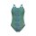 Snakeskin Lightdropback Arena Womens Swimsuit Black - Blue Cosmo Multi Blue Cosm