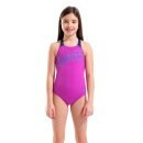 Arena Girl Bold Swimsuit V Back Very Fuchsia - Navy