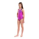 Arena Girl Bold Swimsuit V Back Very Fuchsia - Navy
