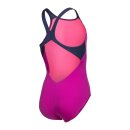 Arena Girl Bold Swimsuit V Back Very Fuchsia - Navy