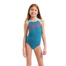 Arena Girl Bold Swimsuit V Back Blue Cosmo - Water
