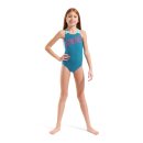 Arena Girl Bold Swimsuit V Back Blue Cosmo - Water