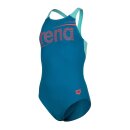 Arena Girl Bold Swimsuit V Back Blue Cosmo - Water