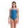 Arena Girl Light Drop Solid Swimsuit Deep Teel - Shocking Pink