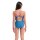Arena Girl Light Drop Solid Swimsuit Deep Teel - Shocking Pink