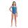 Arena Girl Light Drop Solid Swimsuit Deep Teel - Shocking Pink