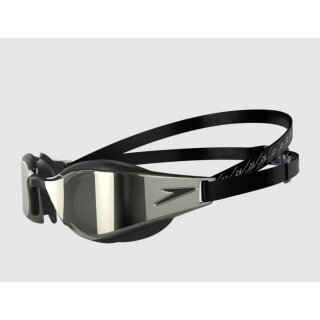 SPEEDO Fastskin Hyper Elite Race Mirrored Black/Silver Schwimmbrille