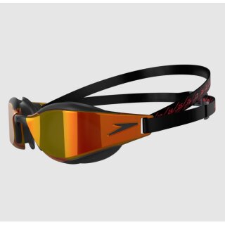 SPEEDO Fastskin Hyper Elite Race Mirrored Black/Gold Schwimmbrille