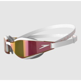 SPEEDO Fastskin Hyper Elite Race Mirrored White/Gold Schwimmbrille