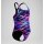 Speedo Girls Hyperboom Print Medalist Badeanzug Black Pink