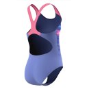 Speedo Girls Splashback Badeanzug Print Lila Pink