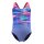 Speedo Girls Splashback Badeanzug Print Lila Pink