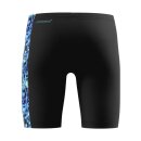 Speedo Boys Print Panel Jammer Schwarz Dunkelgrün