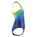 Speedo Girls Badeanzug Powerback Digital Blue Green