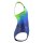 Speedo Girls Badeanzug Powerback Digital Blue Green
