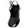 Speedo Womens Swimsuit Powerback Placement Print Black Lila