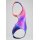 Speedo Girls Swimsuit Leaderback Print Pink Blue