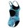 Speedo Womens Swimsuit Hyperboom Print Medalist Hellblau Blau