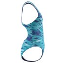 Speedo Girls Hyperboom Print Medalist Badeanzug Navy Blau