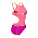 One Biglogo Very Fuchsia - Fluo Orange Arena Schwimmanzug