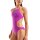 One Biglogo Very Fuchsia - Fluo Orange Arena Schwimmanzug