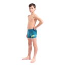 arena Boys Lettering Swim Short Blue Cosmo