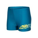arena Boys Lettering Swim Short Blue Cosmo