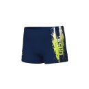 arena Boys Paint Swim Short Navy - Navy Multi